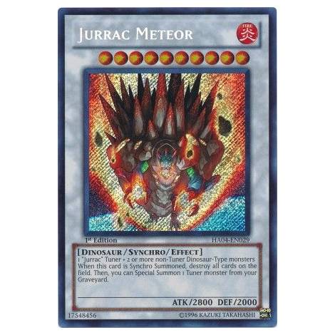 Jurrac Meteor - HA04-EN029 - Secret Rare 1st Edition
