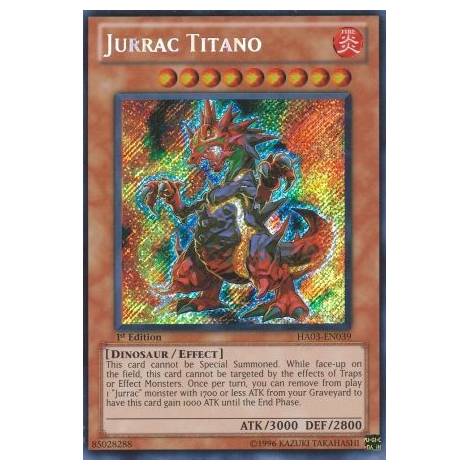 Jurrac Titano - Jurrac Titano - HA03-EN039 - Secret Rare 1st Edition - Secret Rare 1st Edition
