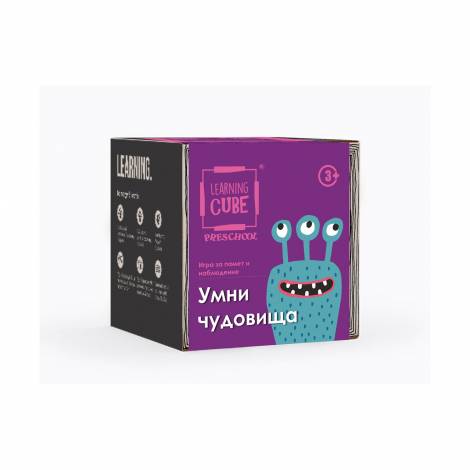 K-Toyz Learning Cubes: Clever Monsters Spot The Differences & Memo (Bulgarian Language) (LC-028)