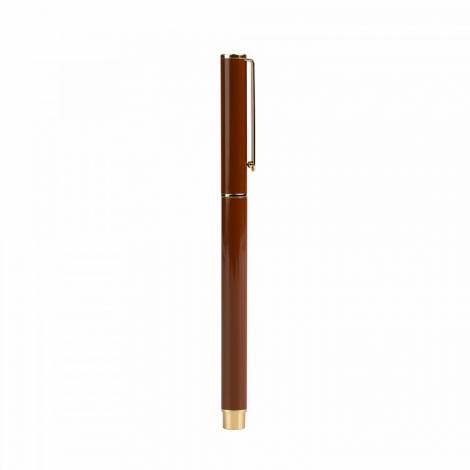 Καφέ Στυλό 0,70mm με Επίχρυσες Λεπτομέρειες KOKONOTE BASIC STUDIO Hot Cocoa