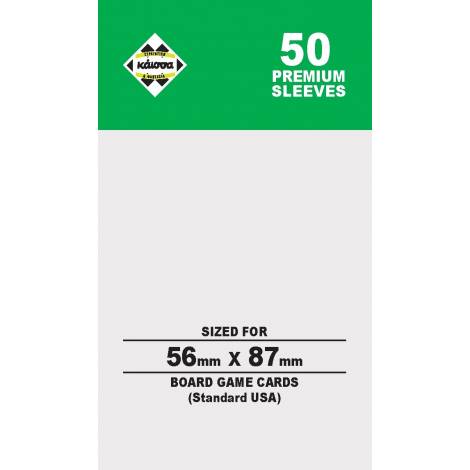 Κάισσα – Premium Sleeves 56x87 (Standard USA) (50 sleeves)