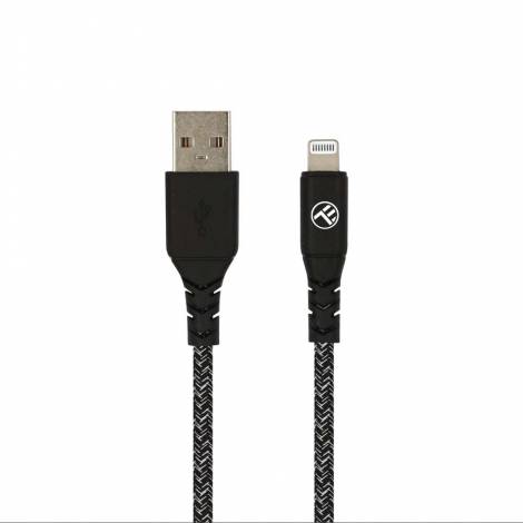 Καλώδιο φόρτισης και δεδομένων Tellur Green Data Cable USB σε Lightning – 1 μέτρο σε μαύρο χρώμα