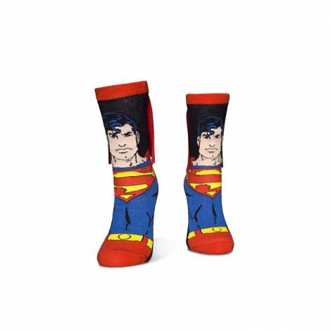 DIFUZED Κάλτσες με Μπέρτα 1τμχ 39/42 WARNER Superman Βαμβάκι / Πολυαμίδιο / Ελαστάν Πολύχρωμο Unisex DC comics