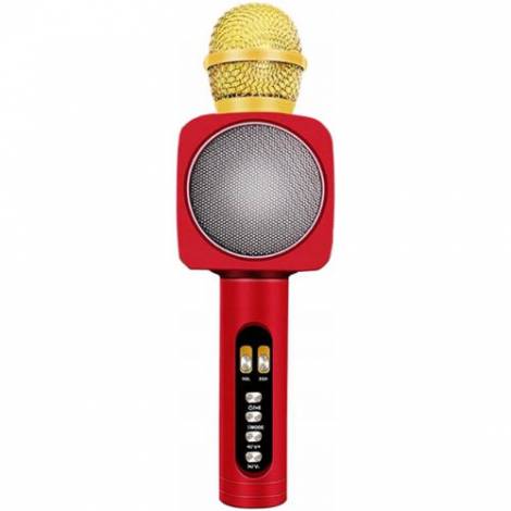 KARAOKE BT MICROPHONE FOR KIDS ECHO EFFECT RED