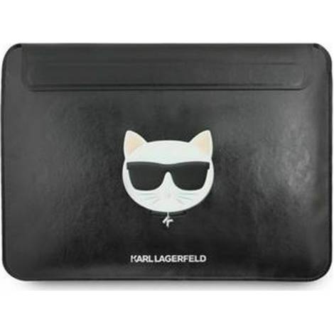 KARL LAGERFELD CHOUPETTE HEAD COLLECTION – SLEEVE ΠΡΟΣΤΑΣΙΑΣ PU LEATHER – MACBOOK AIR 13” / MACBOOK PRO 13” (ΜΑΥΡΟ)