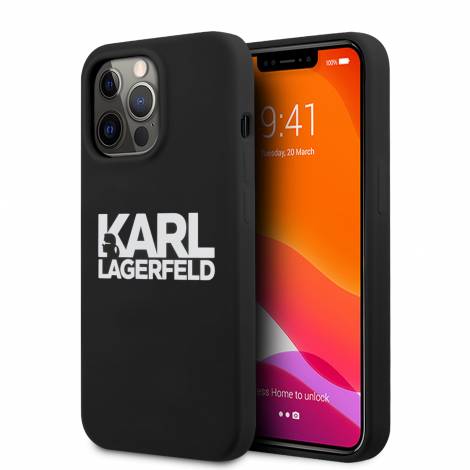 Karl Lagerfeld Hard Case Stack Logo Back Θήκη προστασίας – iPhone 13 Pro (Black)