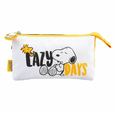 Κασετίνα Τριπλή 22εκ SNOOPY Lazy Days