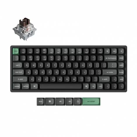 Keychron K2 Ultra (K2U-J3) ZMK Wireless 8K Mechanical Keyboard Brown Switch (Hot-Swap) 75% Us Layout
