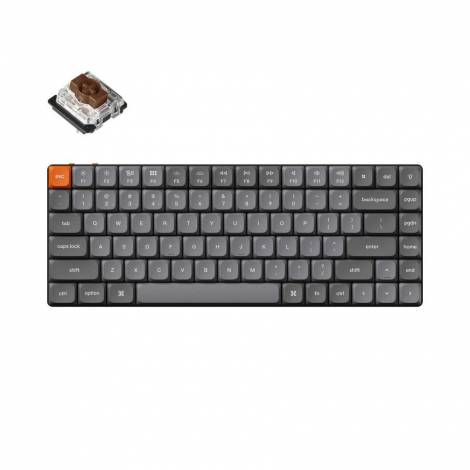 Keychron K3 Max QMK/VIA (K3M-H3) Wireless Custom Mechanical Keyboard-Brown Switch (Hot-Swappable) US