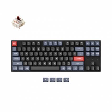 Keychron K8 Pro QMK/VIA (K8P-H3) Wireless Mechanical Keyboard - Brown Switch - (Hot Swappable) US