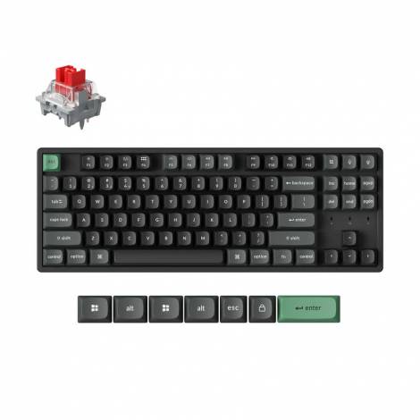 Keychron K8 Ultra (K8U-J1) ZMK Wireless 8K Mechanical Keyboard Red Switch (Hot-Swap) 80% Us Layout