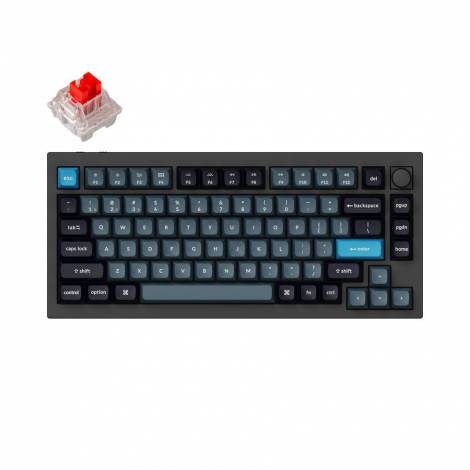 Keychron Q1 Pro QMK/VIA (Q1P-M1) Wireless Custom Mechanical Keyboard-Red Switch US Layout