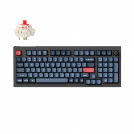 Keychron V5 Max QMK/VIA (V5M-D1) Wireless Custom Mechanical Keyboard-Red Switch US Layout