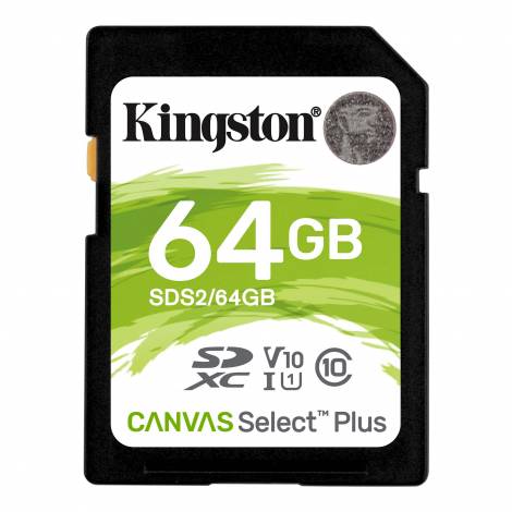 Kingston Κάρτα Μνήμης 64GB microSDXC Canvas Select Plus SDS2 SDS2/64GB