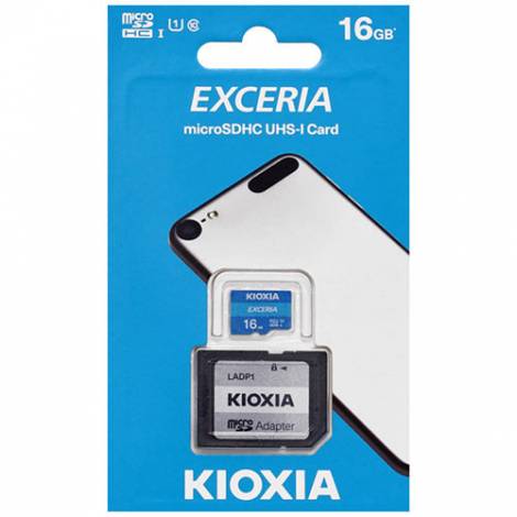 KIOXIA MICRO SD 16GB WITH ADAPTER UHS I U1 (M203)