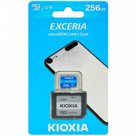 KIOXIA MICRO SD 256GB WITH ADAPTER UHS I U1 (M203)