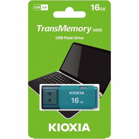 KIOXIA USB 2.0 FLASH STICK 16GB HAYABUSA AQUA U202