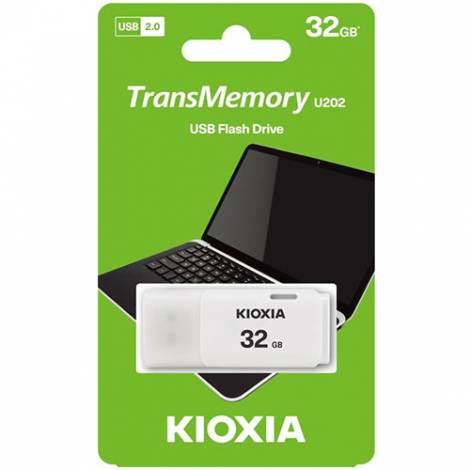 KIOXIA USB 2.0 FLASH STICK 32GB HAYABUSA WHITE U202