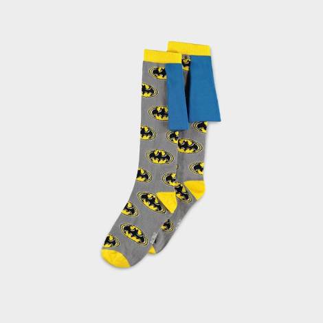 DIFUZED Knee High Κάλτσες με Μπέρτα 1τμχ 39/42 DC COMICS Batman Βαμβάκι / Πολυαμίδιο / Ελαστάν Πολύχρωμο / Με σχέδια
