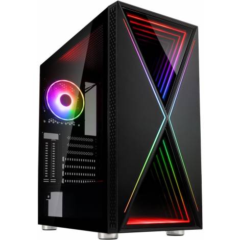 Kolink Void X ARGB Midi-Tower Black Tempered Glass PC Case