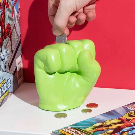 Κουμπαράς 3D Κεραμικός MARVEL Hulk Fist Κεραμικό Πράσινο Marvel 1+ Στο χέρι