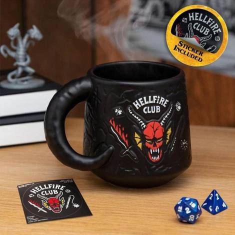 Κούπα 3D 400ml STRANGER THINGS Hellfire Club Demon 400ml mug