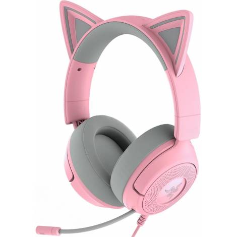 Kraken Kitty V3 X Quartz - Gaming Headset - Kitty Ears - 7.1 Surround - PC/PS5/Xbox/Switch 2 - 3.5mm