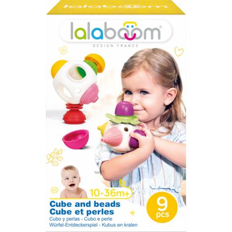 Lalaboom Mini Cube and beads (4pcs) (1000-86161)