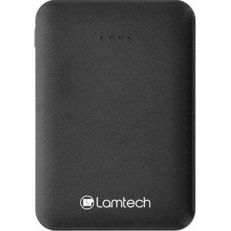 Lamtech Power Bank 5000mAh με 2 Θύρες USB-A Μαύρο (LAM021172)