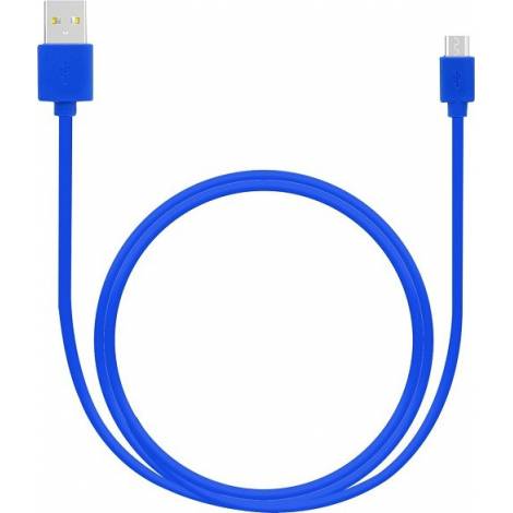 Lamtech Regular USB 2.0 to micro USB Cable Μπλε 1m (LAM445172)