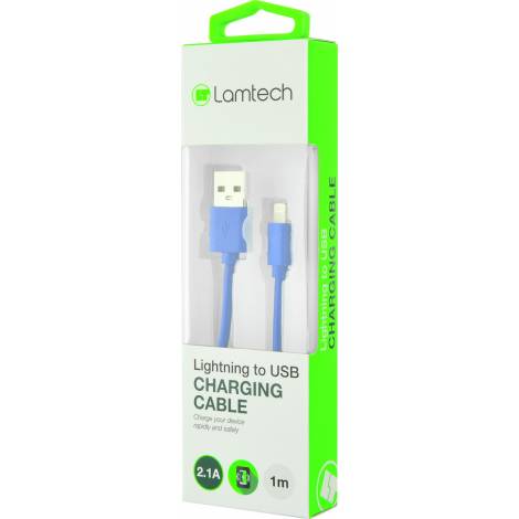 Lamtech Regular USB to Lightning Cable Μπλε 1m (LAM445141)