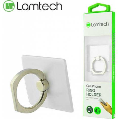 Lamtech Ring Holder Κινητού σε Λευκό χρώμα (LAM443482)