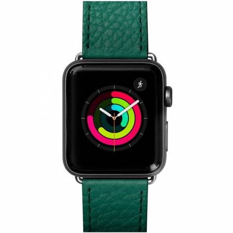 Laut Milano Watch Strap Δερμάτινο λουράκι για Apple Watch Series 1-6 & SE 42/44mm – Emerald