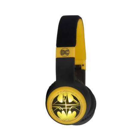 Lazerbuilt Batman Logo Light-Up Bluetooth Headphones – Ασύρματα Παιδικά Ακουστικά με Μικρόφωνο