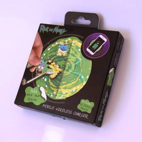 Lazerbuilt Rick & Morty Portal Wireless Charger