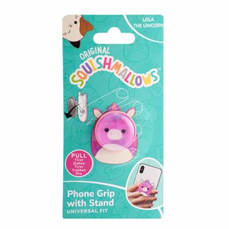 Lazerbuilt Squishmallows Lola the Unicorn – Universal Phone Grip & Βάση Στήριξης