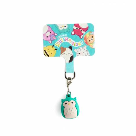 Lazerbuilt Squishmallows Winston the Owl Mobile Charm – Universal Μπρελόκ Κινητού με Pad Σύνδεσης