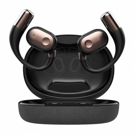 LDNIO earphones με θήκη φόρτισης T11, OWS, Φ15mm, 50/450mAh, μαύρα