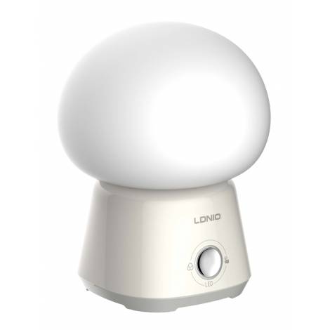 LDNIO LED φωτιστικό νυκτός Y4, RGB, ρυθμιζόμενο, επαναφορτιζόμενο, λευκό