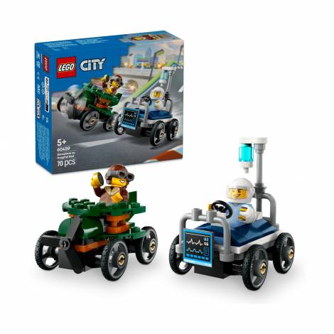 LEGO® City: Airplane vs. Hospital Bed Race Car Pack (60459)