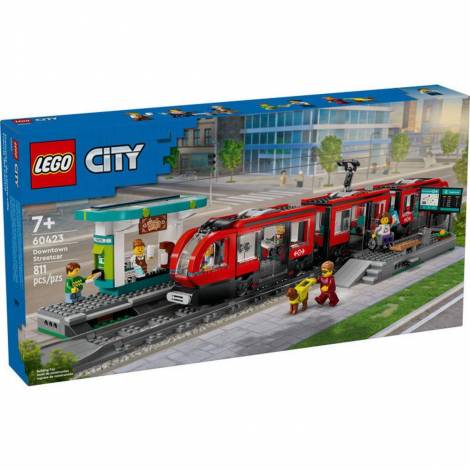 LEGO® City Downtown: Streetcar and Station (60423)