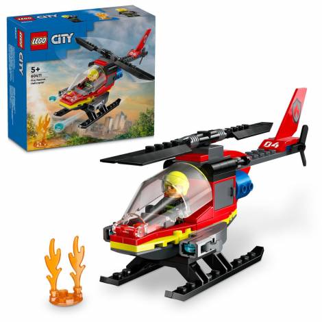 LEGO® City: Fire Rescue Helicopter Building Set (60411)
