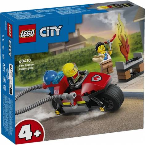 LEGO® City: Fire Rescue Motorcycle Building Set (60410)
