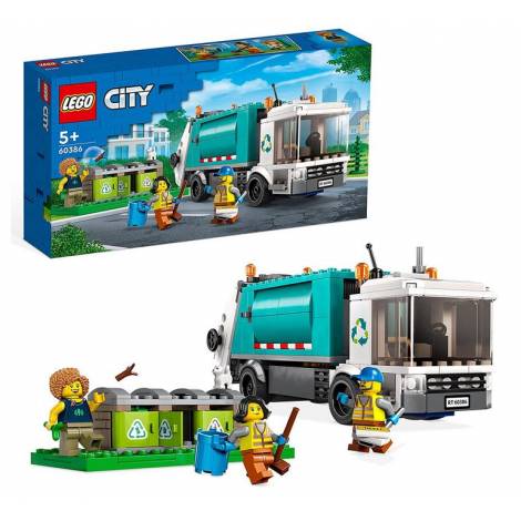 LEGO® City: Recycling Truck με δώρο λαμπάδα (60386)