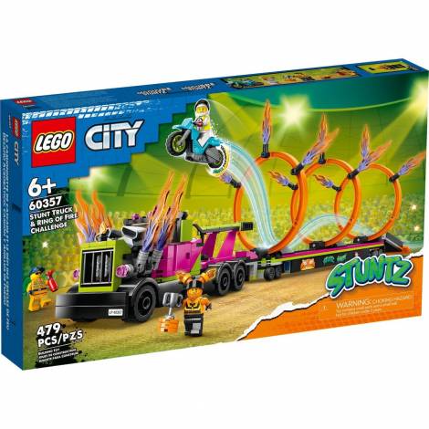 LEGO® City: Stunt Truck & Ring of Fire Challenge (60357)