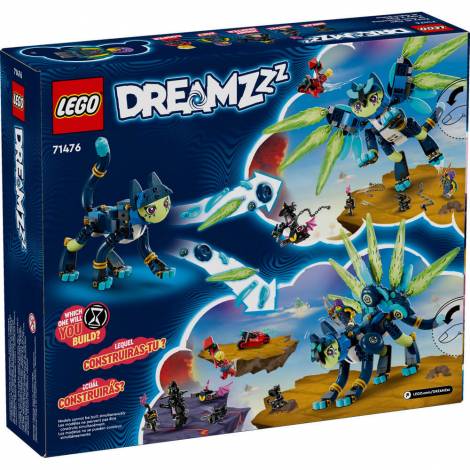 LEGO® DREAMZzz™: Zoey and Zian the Cat-Owl Toy (71476)