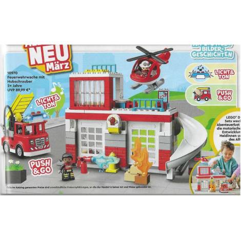 Lego Fire Station & Helicopter (10970)