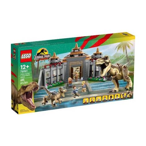 LEGO® Jurassic Park 30th Anniversary - Visitor Center: T. rex  Raptor Attack (76961)
