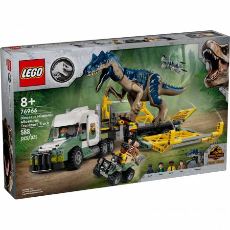 LEGO® Jurassic World: Chaos Theory - Dinosaur Missions Allosaurus Transport Truck (76966)