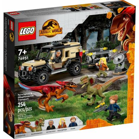 LEGO® Jurassic World: Pyroraptor  Dilophosaurus Transport (76951)